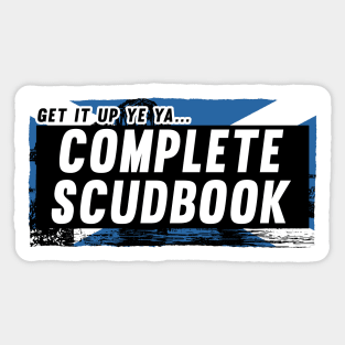 Scottish Insults / Chat Up Lines: Complete Scudbook Sticker